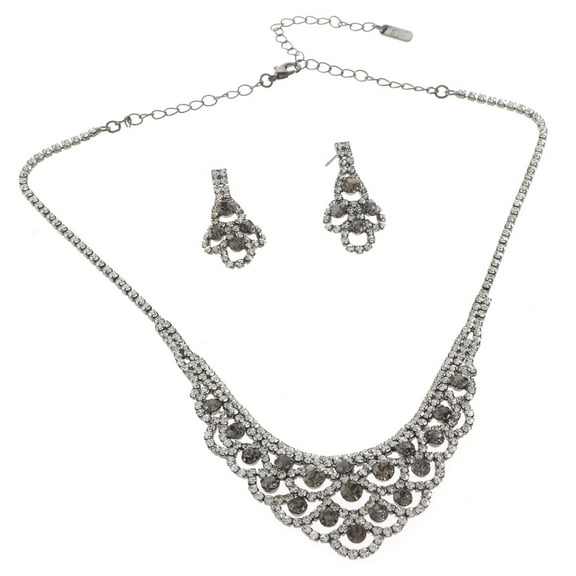Rhinestone Necklace Set
