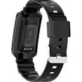 thumbnail image 7 of MYKOMI Compatible for Fitbit Charge 5 Bands with Case, Tactical Protective Cover Frame Athletic Strap Guard Rugged Sport Breathable Protector Watch Wristbands, 7 of 7