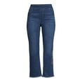 The Pioneer Woman Embroidered Cropped Jeans, Women's