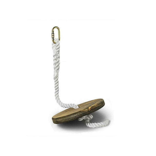 ZIPLINEGEAR Drifter Zip Line Seat for Kids or Adults, Comes with Steel Screw Lock Carabiner, Adjustable Nylon Rope