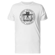 Film Festival B&W Logo T-Shirt Men -Image by Shutterstock, Male x-Large