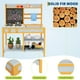 thumbnail image 4 of Yeshouse cocina de barro infantil para exterior, incluye utensilios, fregadero, grifo, estufa de madera y estante, ideal para niños y niñas de 3 a 8 años, 4 of 6