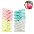 thumbnail image 1 of Pinzas para ropa, paquete de 24, mini alfileres pequeños para secar ropa, clips, fotos, manualidades, bonitos, resistentes, para ropa, chip decorativo, pequeños clips de fotos, decoración Adepaton 2035362, 1 of 8