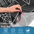 thumbnail image 4 of Coolnut Halloween Web Valance Curtains for Kitchen or Bathroom, 54x18in Valances Window Treatment Rod Pocket Drape Light Filtering Living Room Bedroom Decor, 4 of 6