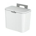 thumbnail image 1 of Cubo de Basura de Cocina Montado en la Pared Cubo de Basura de Cocina de Gran Capacidad con Tapa Cubo de Basura Colgante para Mueble de BañO 7L, 1 of 5