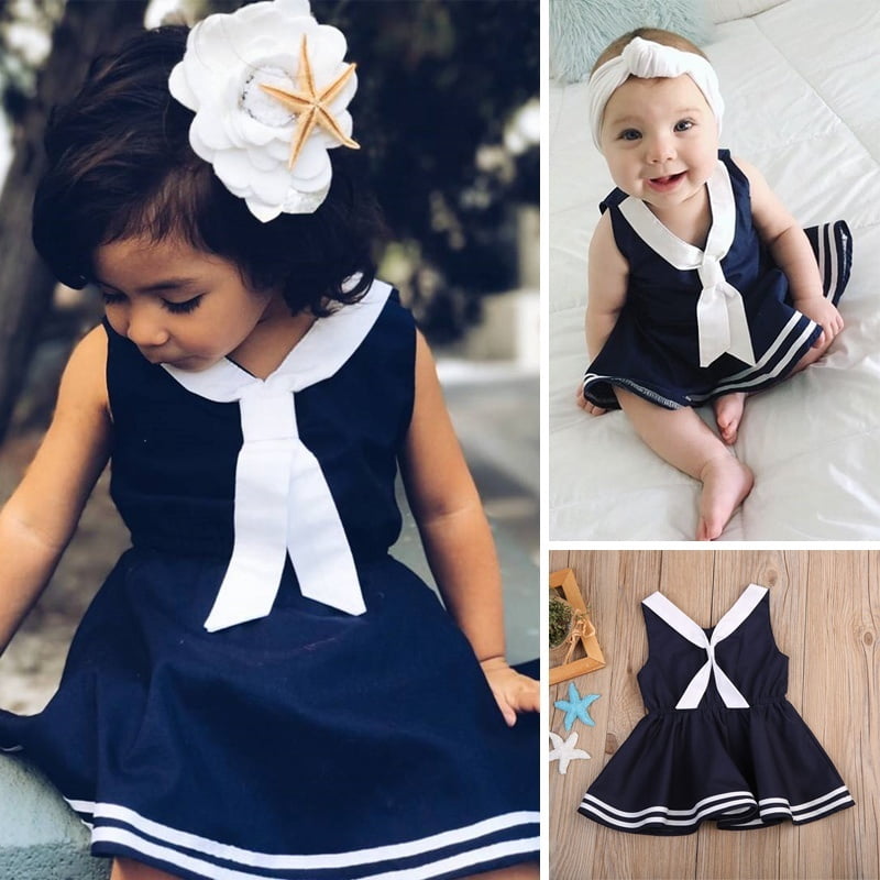 baby girl navy outfit