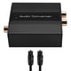 thumbnail image 1 of Optical to RCA Converter Audio Converter Digital to Analog Audio Coaxial to RCA Adapter 3.5mm AUX wi, 1 of 5