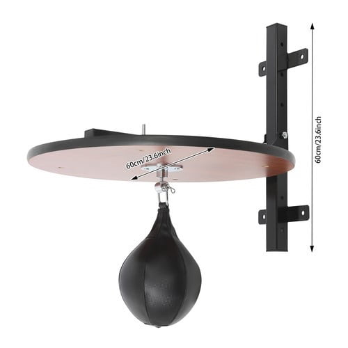 Speed Bag Platform Heavy Duty Boxing Reaction Training Equipment w/Punching Ball For Homes, Companies