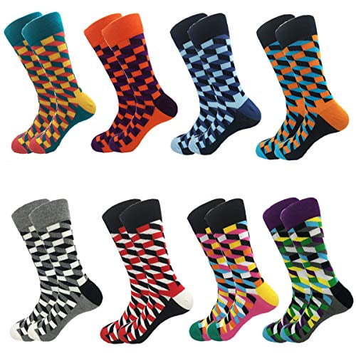 Men's Novelty Socks 3 Pack Dress Sock Gift Box Easy Return Authentic