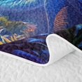 thumbnail image 5 of Homewish Wild T-Rex Twin Quilt Set for Kids Boys, Dinosaur Theme Twin Coverlet Set, 2 Pieces, 1 Comforter and 1 Pillowcase, 5 of 7