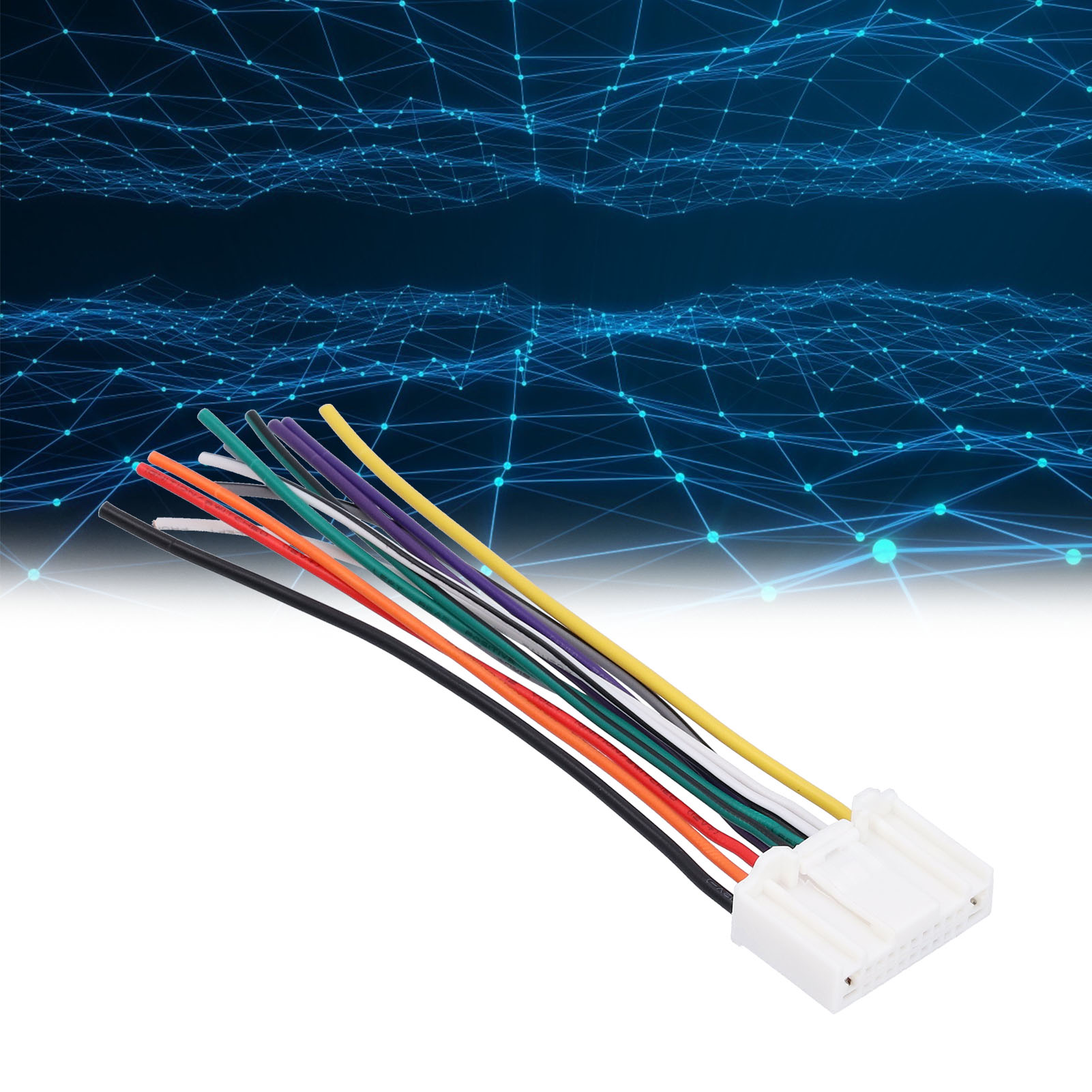 12-Pin Auto Stereo Wiring Harness Plug – Compatible With Dual XR4120 Radio