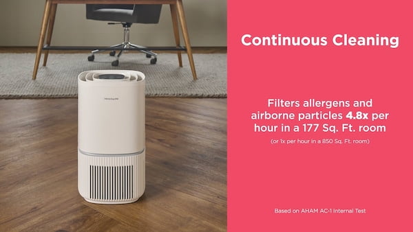 Frigidaire HEPA Air Purifier XL w/ Smart Home Wifi Connectivity for Medium to Large Rooms, Remove up to 99.99% of allergens, dust and pet dander