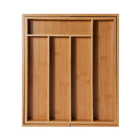 Expandable Cutlery Bamboo Drawer Organizer Cutlery Tray Kitchen