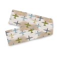 thumbnail image 7 of Yayeee Table Runner 70 inches Long for Home Kitchen Rectangle Dining Table Holiday Party Decoration, Colorful Airplanes Pattern, 7 of 7