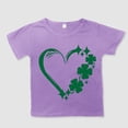 thumbnail image 4 of Godom Short Sleeve Shirt for Girls Casual Cute Blouse Kids Tee Tops Girl Clothes, 4 of 5
