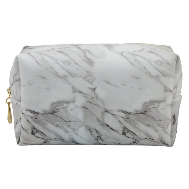 Bolsa de viaje portátil para cosméticos, bolsa de cosméticos pequeña, portátil, para mujer, de PU, impermeable, bolsa de almacenamiento de cosméticos