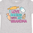 thumbnail image 4 of Inktastic I Love Baking with My Grandma Girls Toddler T-Shirt, 4 of 5
