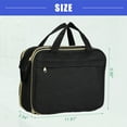 thumbnail image 4 of Vocoste Large Toiletry Bag Travel Makeup Bag Cosmetic Organizer Black 11.81"x8.86"x3.94", 4 of 7