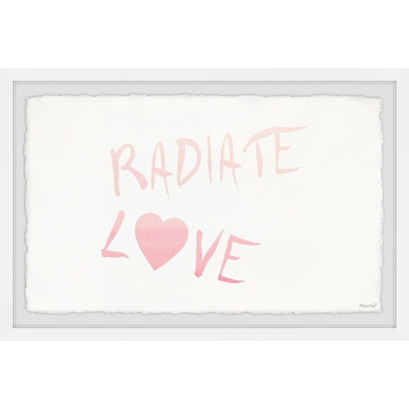 Marmont Hill Radiate Love III Framed Wall Art