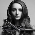 thumbnail image 4 of Triple Barrels Hair Curling Iron 32mm Hair Curler Plank Tongs Ironing Corrugated Corrugation Styling Tools Styler, 4 of 5