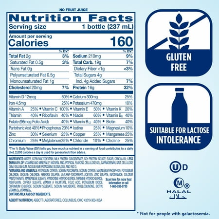 Ensure High Protein Nutrition Shake, Strawberry, 8 fl oz, 6 Count