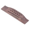 thumbnail image 1 of Puente de guitarra ANGGREK 12 cuerdas palisandro Ajuste perfecto Pieza de Repuesto guitarra acústica Apariencia Vintage, 1 of 7