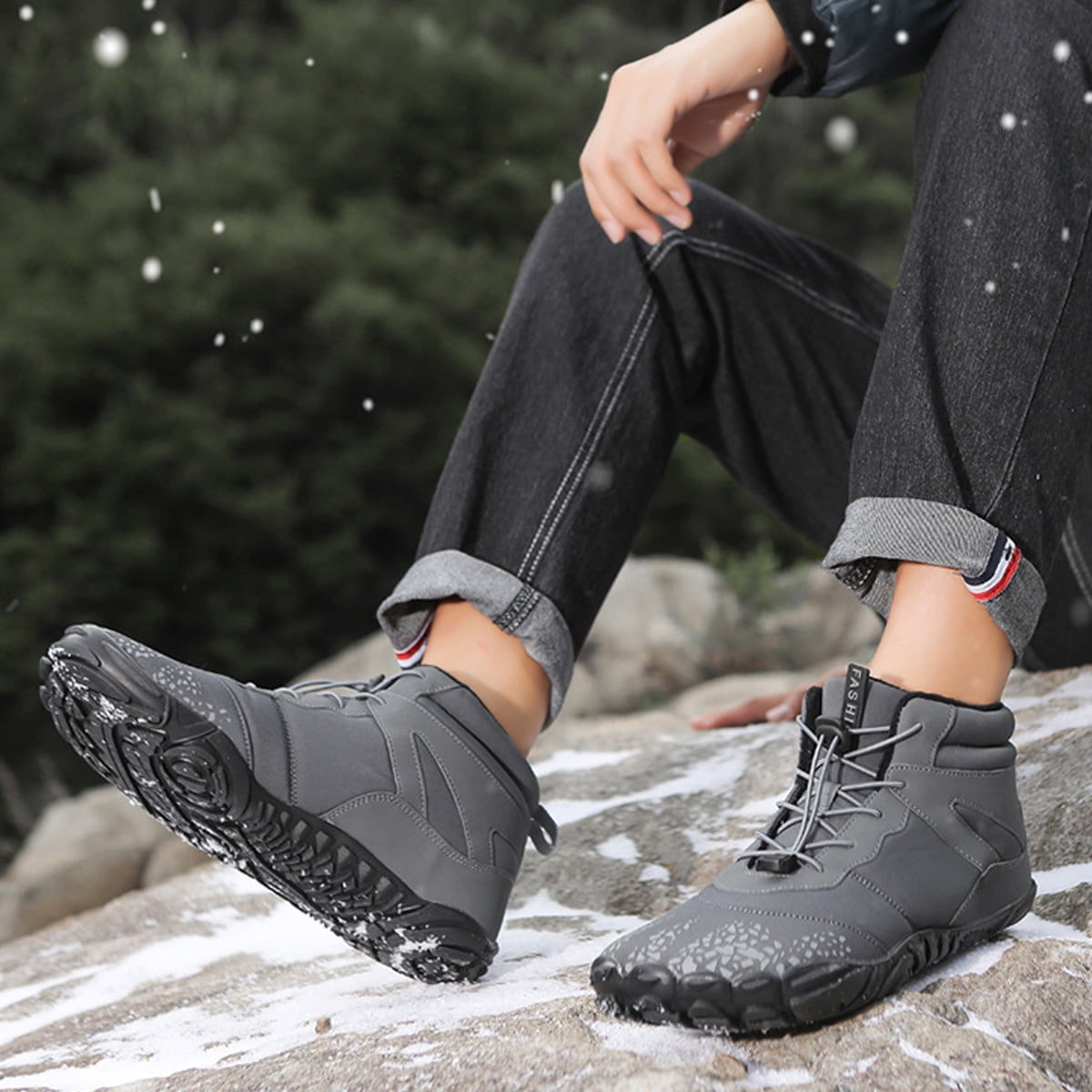 Espadrille Sneakers Pied Large Chaussures De Randonnée Pieds Nus