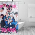 thumbnail image 3 of Stray Kids Shower Curtain For Bathroom Decor 72x72 Inch Waterproof Bath Curtains Decorative Bathroom Accessories, 3 of 8