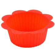 Waroomhouse 10Pcs Muffin Cups Food Grade Creative Shape Non-stick Flexible Oil-proof Decorative Silicone Greaseproof Baking Cups Cupcake Liners Kitchen Supplies