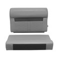 thumbnail image 2 of Wise DLX95-1905 DLX Series 28" Pontoon Bench Cushion Set - Marble / Reef Stone, 2 of 8