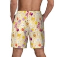 thumbnail image 4 of Uemuo Rabbit And Balloon Pattern Mens Swim Trunks Quick Dry Board Shorts with Mesh Lining, Stretch Beach Shorts Quick Dry No-Chafing Board Shorts-, 4 of 9