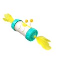 thumbnail image 2 of Juguetes De Vaso De Varita Con Pluma Y Bola, Juguetes Interactivos Para Gatos, Resortes Para Gatos, Palo De Burla Con Plato Giratorio Para Gatos De Interior Kearding PT001702-03, 2 of 7