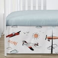 thumbnail image 7 of Sweet Jojo Designs Airplane Red Blue and White 4 Piece Crib Bedding Set, 7 of 7