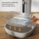 thumbnail image 3 of Plastic Automático Alimentamiento Automático Liftle Hervible Coltar Sin Hojas De Agua Alimentador De Alimentos Para Perros, Gatos, Mamíferos Pequeños, 3 of 7