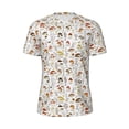 thumbnail image 6 of Rocae Mushrooms And Butterflies for Men's Mesh Quick-Dry Short Sleeve Workout T-Shirt,Mens Crew Neck Tee Lightweight Soft Classic T Shirts 5X-Large, 6 of 9