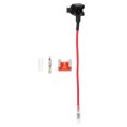 thumbnail image 1 of 1 juego Universal 1 Uds grifo de fusible de coche agregar un adaptador de circuito 12V con 1 Uds 10A fusible tipo cuchilla Mini APS de perfil bajo, 1 of 1