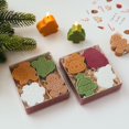 thumbnail image 2 of 1 caja de velas navideñas, Papá Noel, muñeco de nieve, piñas pintadas multiusos, velas decorativas, regalos de manualidades navideñas, muñeco de nieve, 2 of 5