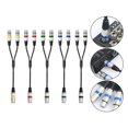 thumbnail image 4 of MYG Double Shielded Cable Metal Head 1/4 TRS 6.35mm Male to Dual FeMale Audio Cable, 4 of 4