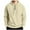 Beige, variant on Men's Nylon Quarter Zip Hoodie, Lightweight & Breathable Long Sleeve Pullover for Summer, Fast-Drying Sportswear with Stretch for Outdoor Activities