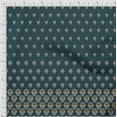 thumbnail image 2 of oneOone Cotton Silk Dark Blue Fabric Leaves & Flower Panel Craft Projects Decor Fabric Printed By The Yard 42 Inch Wide, 2 of 3
