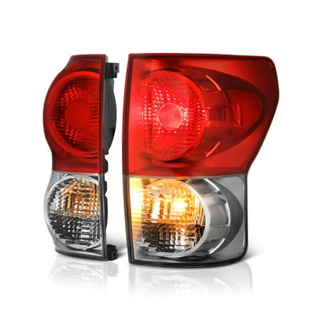 VIPMOTOZ Red Lens OE-Style Tail Light Lamp Assembly For 2007-2013 Toyota Tundra Pickup (Best Factory Ls Heads)