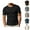 Black, variant on Mens Workout Shirts Summer Quick Drying Lightweight Breathable Cooling Gym T-Shirt Athletic Running Shirts for Men