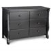 Delta Children 6-Drawer Dresser, Black