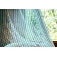 thumbnail image 2 of Abstract Tulle Curtains with Rod Pocket, Wavy Stripe Pattern with Grunge Design Swirls Pattern Antique Composition, Sheer Drape for Wedding Party 2 Panels, 7 Sizes, Aqua Blue Turquoise, by Ambesonne, 2 of 3