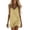 Beige2, variant on Women's Spaghetti Strap Mini Dress Cotton Linen V Neck Sleeveless Casual Sundress Loose Fit Summer Slip Dress for Beach Vacation Daily Wear