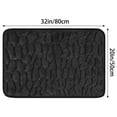 thumbnail image 6 of NOMADIC NOOK 2 Pack Soft Non Slip Bath Mat Memory Foam Bathroom Rug Black 20" x 32", 6 of 6
