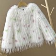 thumbnail image 5 of Youmylove Kids Winter Outwear Toddler Girls Fashion Dots Prints Jacket Fall Toddler Cardigans Fuzzy Lightweight Jackets Warm Coats, 5 of 6