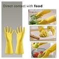 thumbnail image 5 of Taicans Rubber Cleaning Gloves for Dishwashing,Yellow Cleaning Latex Dish Gloves,Reusable Kitchen Gloves for Washing Dishes and Household Cleaning,Flexible Long-lasting and Non-Slip L, 5 of 8
