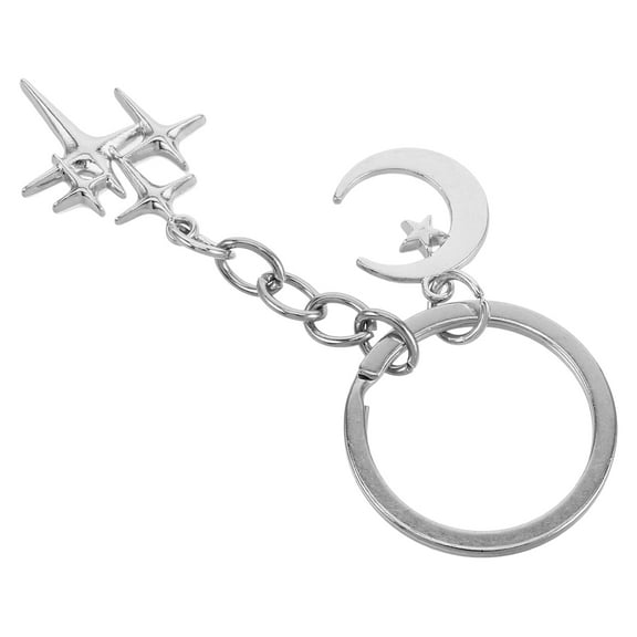 Backpack Accessories Storage Bag Stand Space Toys Cool Keychain Silver