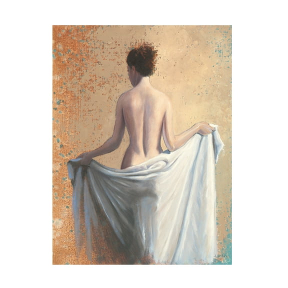 James Wiens 'After the Bath Coral' Canvas Art